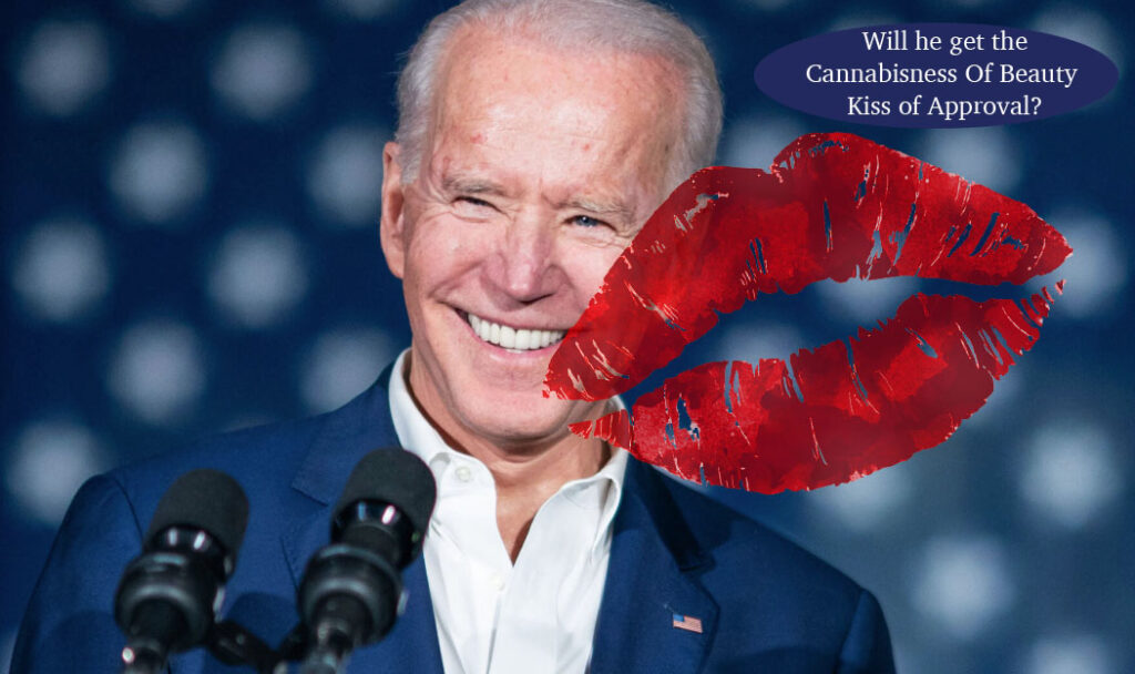 Pres. Joe Biden with Kiss Print
